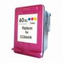 HP 60XL CC644WN REMAN COMPATIBLE TRI COLOR Inkjet Cartridge - (#60XL)